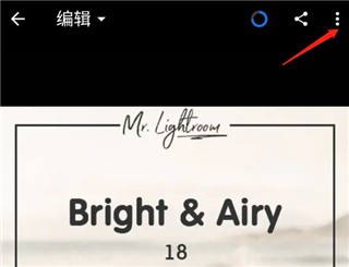 Lightroom手机修图软件