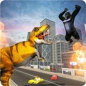恐龙怪物入侵城市(Monster Dino VS King kong 3D)