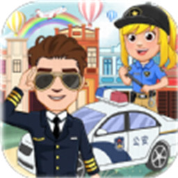 迷你小镇城堡警察局